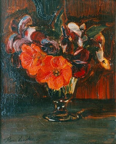 Flowers in a Glass by Floris Verster
